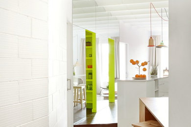 Entryway - contemporary entryway idea in Barcelona