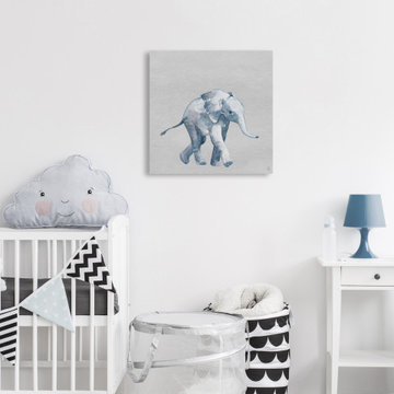 "Quiet Elephant II" Painting Print on Wrapped Canvas