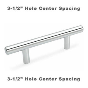 #305-128CH *25 Pack* Cosmas Cabinet Hardware Polished Chrome Bar Pull