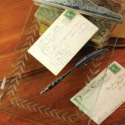 Etched Glass Clipboard - Desk Accessories