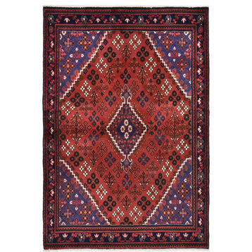Persian Rug Joshaghan 6'6"x4'4" Hand Knotted
