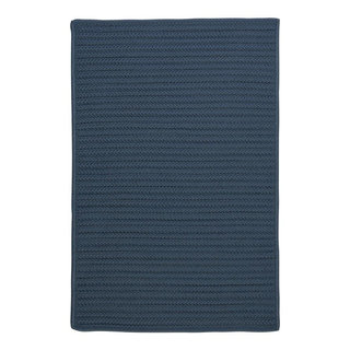 Simply Home Solid - Lake Blue 4' square, 4' Square - Contemporary ...