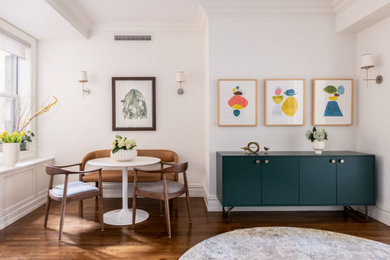 Inspiration for an eclectic dining room remodel in New York