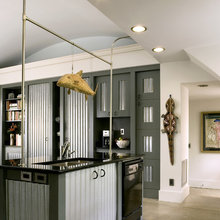 00-GRAY GALVANIZED INSET CABINETS KITCHEN