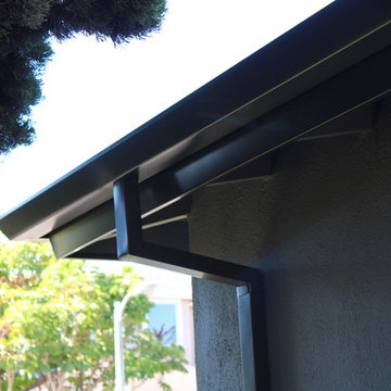 Fascia Wrap, Seamless Angle Faced Gutters,Box Downspouts,Los Angeles
