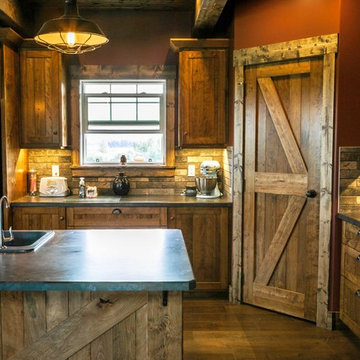 Custom Rustic Country Kitchen