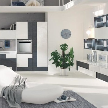 Modern Italian Custom Made Kitchens by LUBE