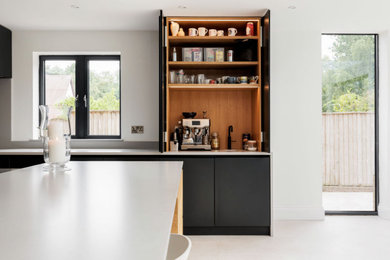 This is an example of a modern kitchen in Dorset.