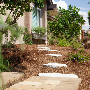 Front Yard Mulch Landscape