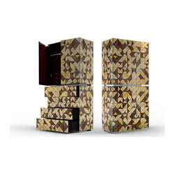 PIXEL ANODIZED Cabinet - Accent Chests And Cabinets