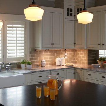 adorne® Modular Track and adorne® Outlet Modules Under Kitchen Cabinets