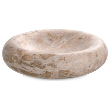 Brown Marble Decorative Bowl L | Eichholtz Lizz
