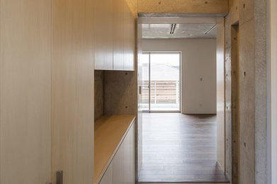 他の地域にあるモダンスタイルのおしゃれな玄関の写真
