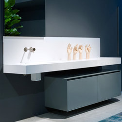 PIEGA Integrated Sinks by Antonio Lupi - Bathroom Fixtures