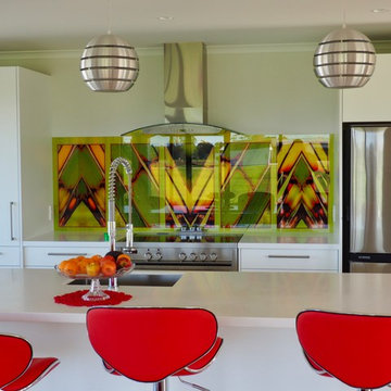 Alison's Kitchen - lime greens, reds and yellows