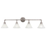 Toltec Lighting - Toltec Lighting 184-AS-7145 Vintage - 43.5" One Light Bath Vanity - Vintage 4 Light Bath Bar Shown In Aged Silver Finish with 7" Italian Bubble Glass.Assembly Required: TRUE Shade Included: TRUE Warranty: 1 Year* Number of Bulbs: 1*Wattage: 60W* BulbType: Medium Base* Bulb Included: No