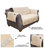 Furniture Cover, 100% Waterproof Protector Cover for Love Seat, Tan