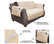 Furniture Cover, 100% Waterproof Protector Cover for Love Seat, Tan