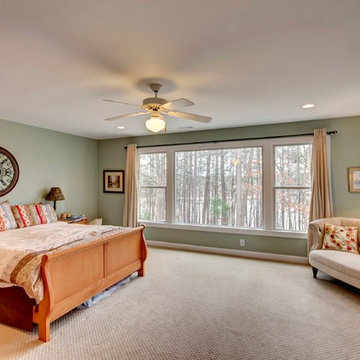 Expanded family room and master bedroom