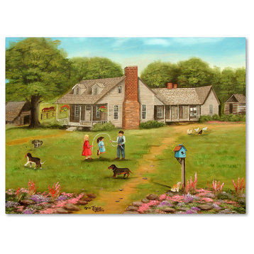 Arie Reinhardt Taylor 'Grandpas House' Canvas Art, 19x14