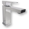 Aquamoon Ocean Modern Bathroom Vanity Set, Maple, 39 1/8", Milan Chrome Faucet