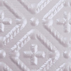 WC 70 Faux Tin - Backsplash Roll - White Pearl - Wallpaper
