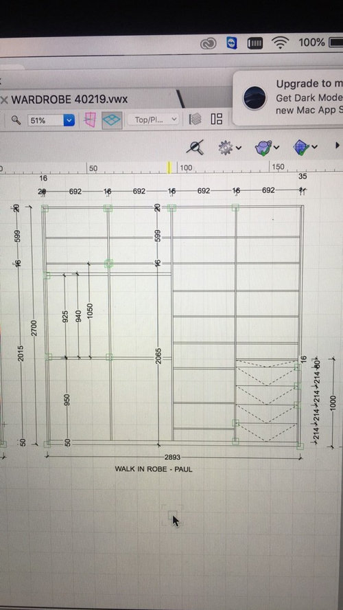 walk in robe wardrobe heights correct? Houzz AU