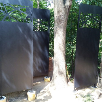 Rockford, Residential Client Custom Laser Cut Privacy Screens