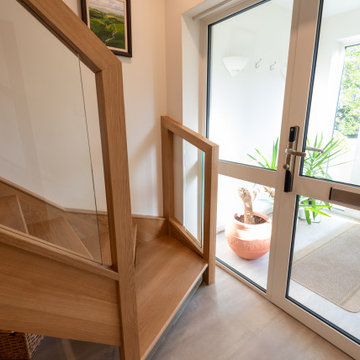 Open Tread Glass Staircase | Oak | Peterborough, Cambridgeshire