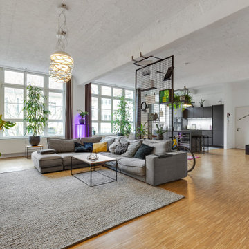 Berliner Loft mit Kappendecken im modernen Stil