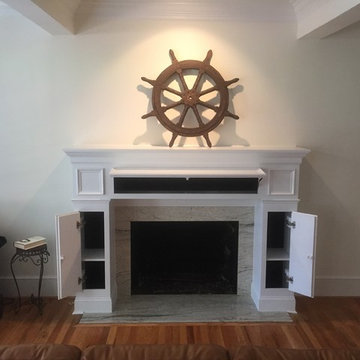 Fireplace Concealed Storage