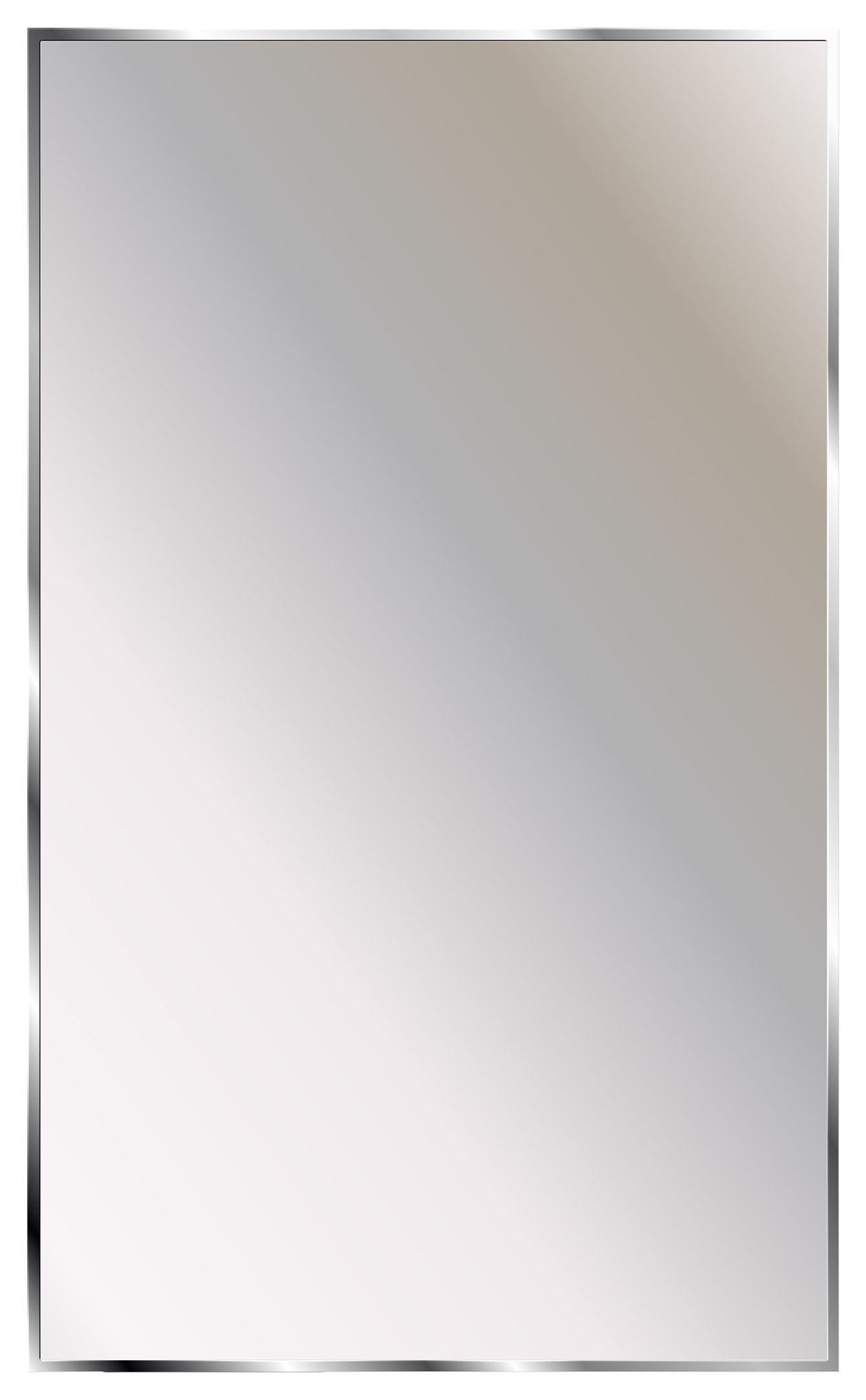 Mirror Series Theft Proof Washroom Mirror, 16"x22"