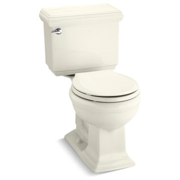 Kohler Memoirs Classic Two-Piece Round-Front 1.28 GPF Toilet, Biscuit