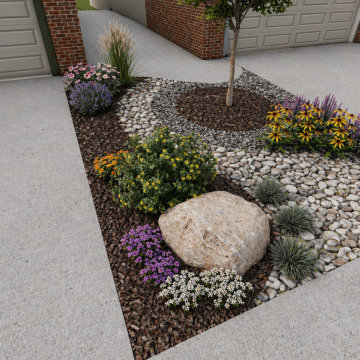 HOA-Approved Golden Xeriscape | Front Yard Transformation