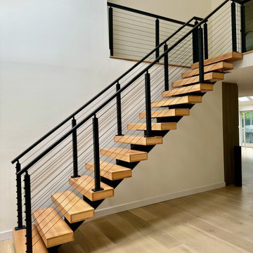 Staircase Transformation: Enhance Your Home Design with Modern Floating Stairs