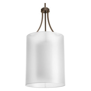 Progress Lighting P5036-20 Cuddle 1-Lt Mylar Drum Pendant with White mylar shade