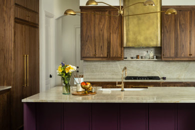 Kitchen - 1950s kitchen idea in Dallas