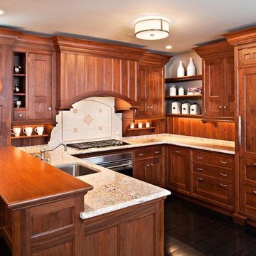 Corsi Custom Walnut Kitchen & Sideboard