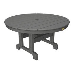 Trex&reg; Outdoor Furniture&trade; Cape Cod Collection 36" Round Conversation Table in Ste - Outdoor Dining Tables