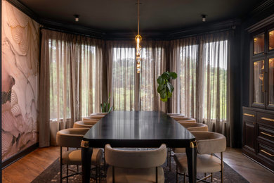 Inspiration for a transitional dining room remodel in DC Metro