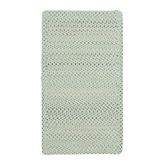 Vivid Cross Sewn Braided Rectangle Rug, Eggshell, 3'x5'