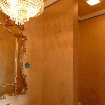 Gold Leaf Stencilling