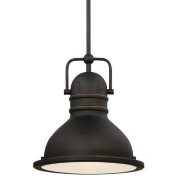 Westinghouse 63087A Boswell 11"W 1 Light LED Pendant - Oil Rubbed Bronze