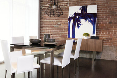 Great room - transitional great room idea in Detroit