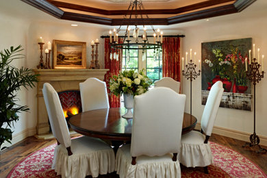 Example of a classic dining room design in Denver