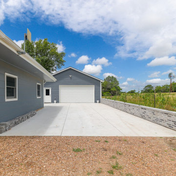 11th Street Detached Garage Build Before/Afters