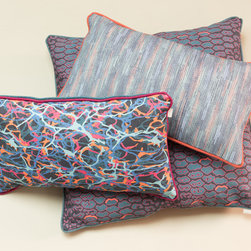 Clueit Webb Interiors AW18 Collection - Scaridae Ocean, Estuary Ocean and Arame - Scatter Cushions