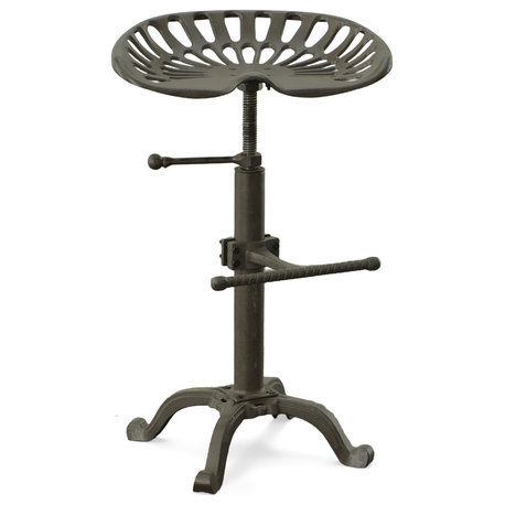 Adjustable Tractor Seat Stool, Industrial