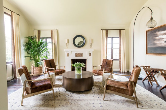 Mediterranean Living Room by Becky Spector Interiors