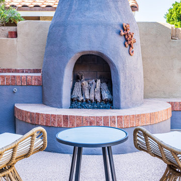 Vacation Rental - Arabian Views Scottsdale - Outdoor Fireplace